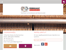 Tablet Screenshot of perrigault.com